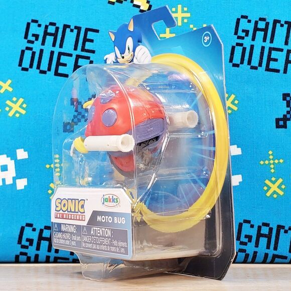 Jakks Pacific Sonic the Hedgehog MOTO BUG 2.5" GO SEGA Collectible Action Figure - Picture 6 of 9